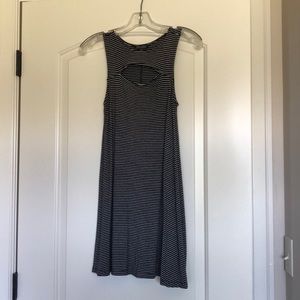 Black and White striped dress